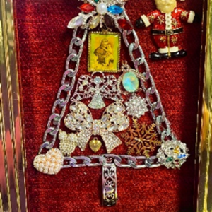 Christmas Tree with Santa