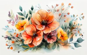 Framed Pressed Flowers Art
